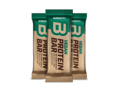 BioTech Vegan Protein Bar Csokoládé fehérjeszelet, 50 g