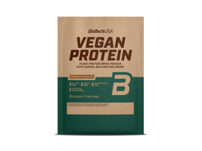 BioTechUSA Vegan Protein fehérje, 25 g, mogyoró