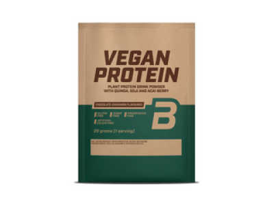 BioTechUSA Vegan Protein fehérje, 25 g, csokoládé-fahéj