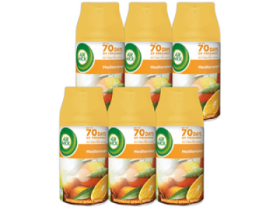 Air Wick Freshmatic Légfrissítő utántöltő, Mediterrán nyár, 6 x 250 ml