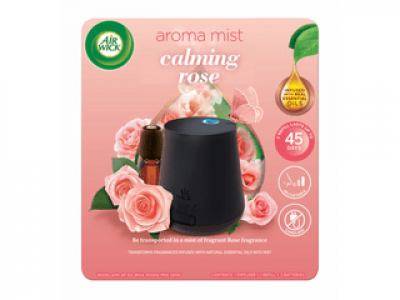 Air Wick Aroma Diffúzor készülék, Nyugtató rózsa illat, 20ml
