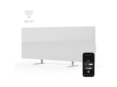 Aeno AGH1S Premium Eco Smart Infravörös/konvekciós fűtőpanel, fehér