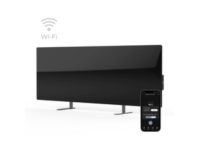 Aeno AGH2S Premium Eco Smart Infravörös/konvekciós fűtőpanel, fekete