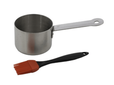 Barbecook BC-ACC-7211 Rozsdamentes acél edény szilikon ecsettel