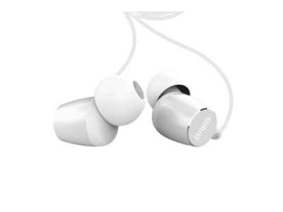 Aiwa ESTM-20WT Vezetékes fülhallgató, fehér