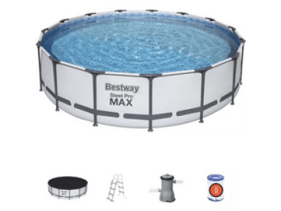 Bestway Steel Pro Max Set fémvázas medence, 488 x 122 cm (5612Z)