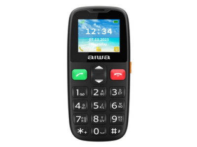 Aiwa FPH-S100-4G Nyomógombos telefon, fekete