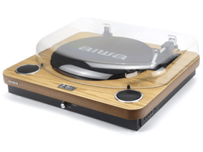 Aiwa LPS-25WD Lemezjátszó, fa