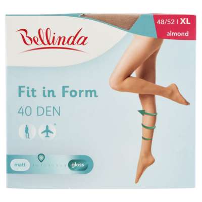 Bellinda Fit in Form harisnya, almond 40 Den XL - 1 db