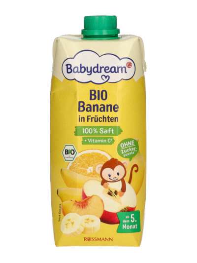 Babydream Bio Ital Tetradobozos Vegyes Gyümölcs Banánnal 4 Hónapos Kortól - 500 ml