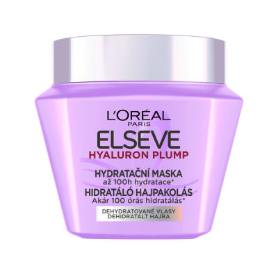L´Oréal Paris Hyaluron Plump hidratáló hajpakolás hialuronsavval - 300 ml