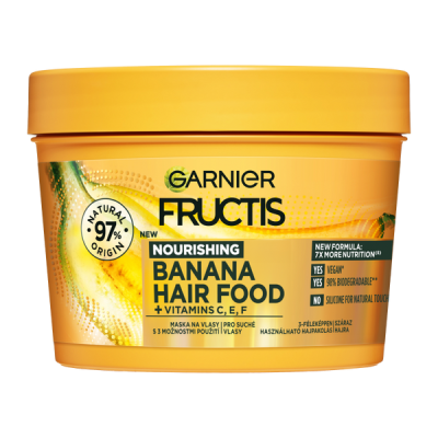 Garnier Fructis Hair Food Banana hajpakolás - 400 ml