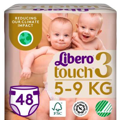 Libero Touch pelenkanadrág 3-as  5-9 kg - 48 db