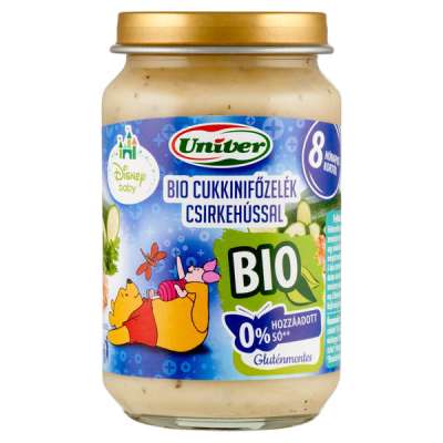 Univer Cukkini csirkehússal rizzsel bébiétel 8 hónapos kortól - 163 g