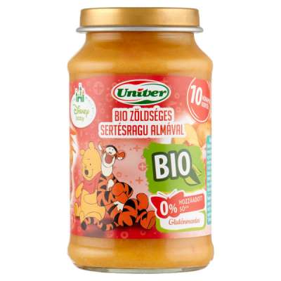 Univer Bébiétel Zöldséges Sertésragu Alma Ízesítéssel 10 Hónapos Kortól - 220 g