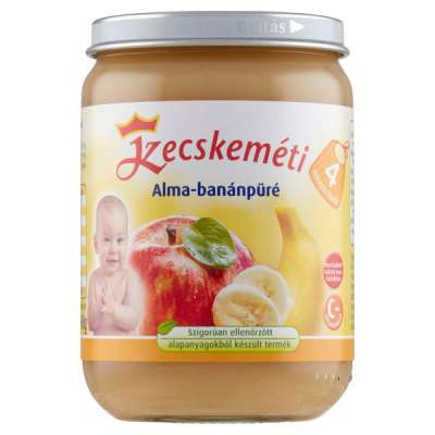 Kecskeméti bébiétel almával és banánnal 4 hónapos kortól - 190 g