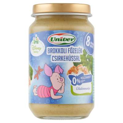 Univer bébiétel brokkolival, csirkehússal 8 hónapos kortól - 163 g