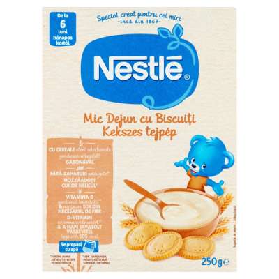 Nestlé Babatejpép Kekszes Ízesítéssel 6 Hónapos Kortól - 250 g