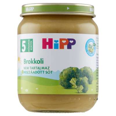 Hipp bio bébiétel brokkolival 5 hónapos kortól - 125 g