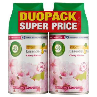 Air Wick Freshmatic légfrissítő utántöltő duopack cseresznyevirág 2x250 ml - 1 db