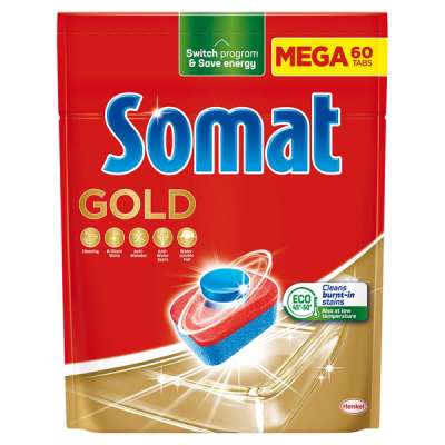 Somat Gold mosogatógép tabletta, 60 mosás - 60 db