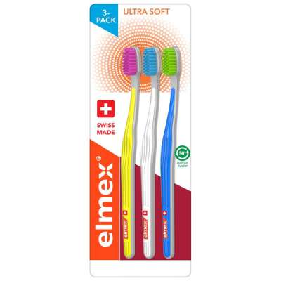 Elmex Super Soft lágy fogkefe - 3 db