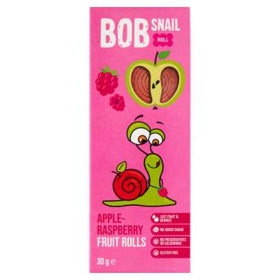 Bob Snail alma-málna rolls - 30 g