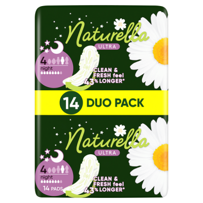 Naturella Ultra Night egészségügyi betét - 14 db