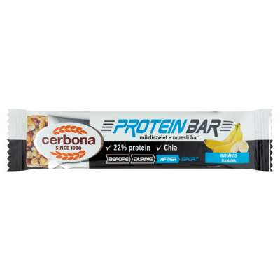 Cerbona Sport Protein banános müzliszelet - 35 g