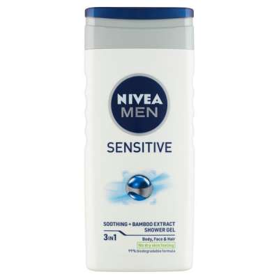 NIVEA MEN Sensitive Tusfürdő - 250 ml