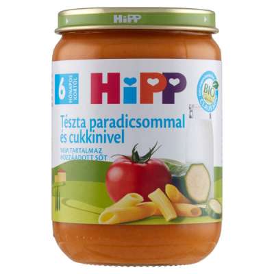 Hipp tészta paradicsommal és cukkinivel 6 hónapos kortól - 190 g