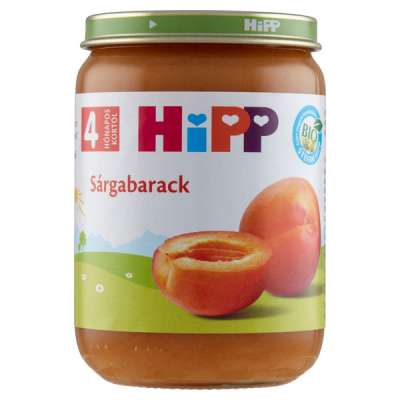 Hipp bébiétel sárgabarackkal 4 hónapos kortól - 190 g