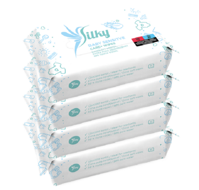 Silky Baby Sensitive törlőkendő 4*65 db - 260 db