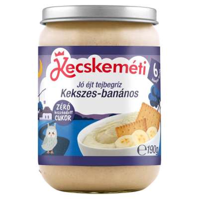 Kecskeméti kekszes-banános tejbegríz 6 hónapos kortól - 190 g