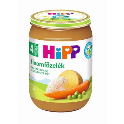 Hipp finomfőzelék 4 hónapos kortól - 190 g