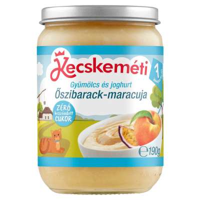Kecskeméti bébijoghurt őszibarack maracuja ízesítéssel 7 hónapos kortól - 190 g