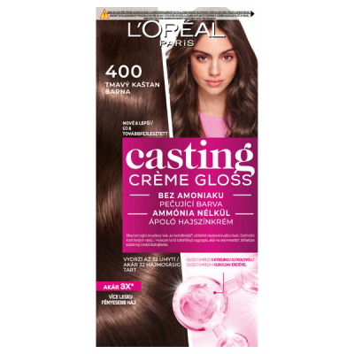 L'Oréal Paris Casting Créme Gloss hajszínező /400 barna - 1 db