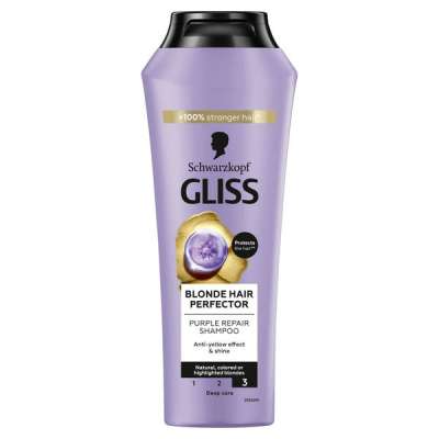 Gliss Blonde Perfector hamvasító sampon - 250 ml