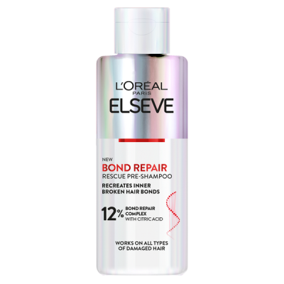 L'Oréal Paris Elseve Bond Repair regeneráló, samponos hajmosás előtti ápoló citromsavval - 200 ml
