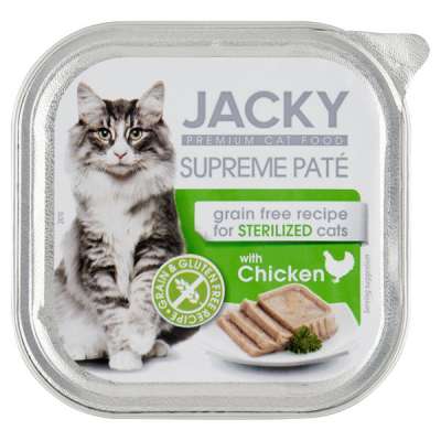 Jacky alutál macskáknak pástétom csirkés - 100 g