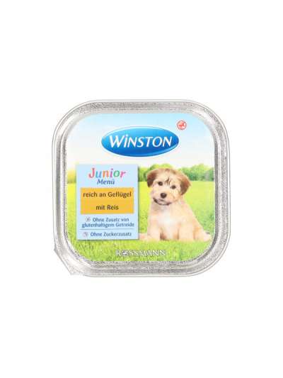 Winston Fenséges Menü Junior alutasak kutyáknak, szárnyashússal - 150 g