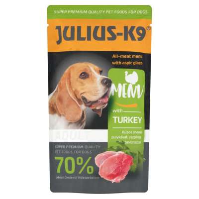 Julius-K9 alutasak kutyáknak, pulyka  - 125 g