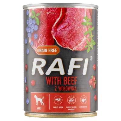 Rafi konzerv pástétom kutyáknak, marhahússal - 400 g