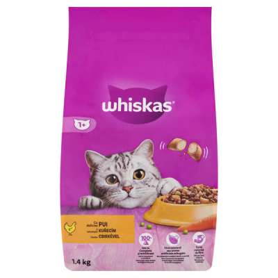 Whiskas szárazeledel csirkével macskáknak - 1,4 kg