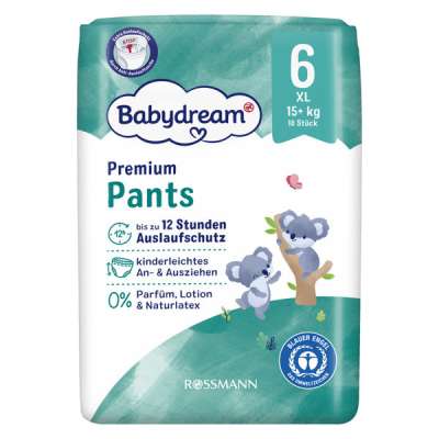 Babydream XL bugyipelenka 6-os méret, 15 kg+ - 18 db