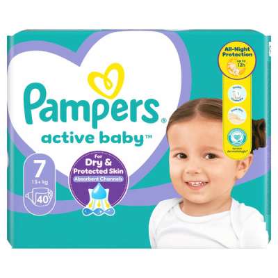 Pampers Active Baby nadrágpelenka 15+ kg, méret: 7 - 40 db