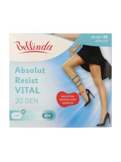 Bellinda Absolut Resist Vital harisnya 20Den almond M-es méret - 1 db