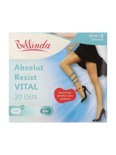 Bellinda Absolut Resist Vital harisnya 20Den almond, S-es méret - 1 db