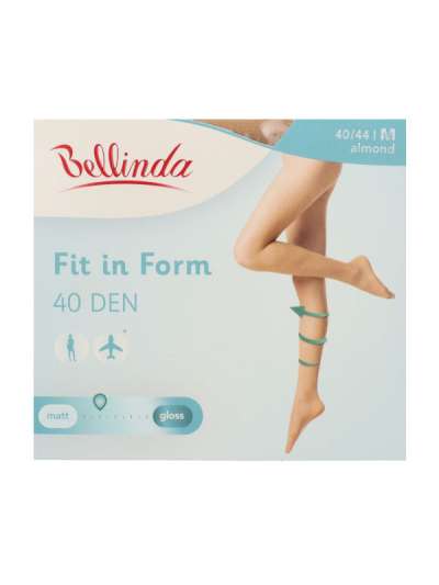 Bellinda Fit in Form harisnya 40Den almond M - 1 db