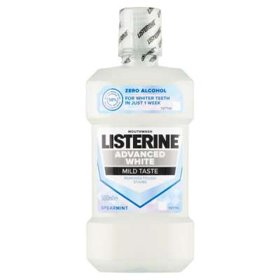 Listerine Advanced White Mild Taste szájvíz - 500 ml